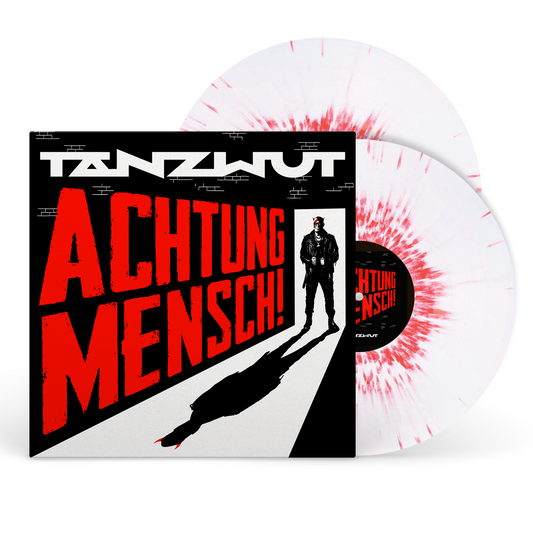 Tanzwut - Achtung Mensch! (White/Red Splatter Vinyl 2LP Gatefold) (shop exclusive)
