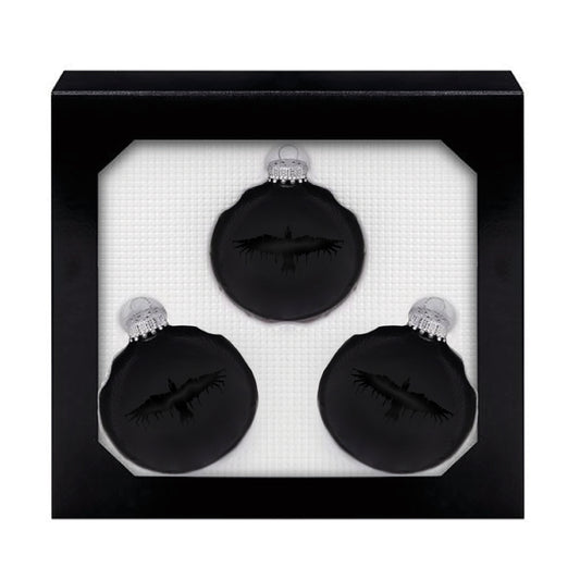 MONO INC. Christmas baubles (set of 3) (black)